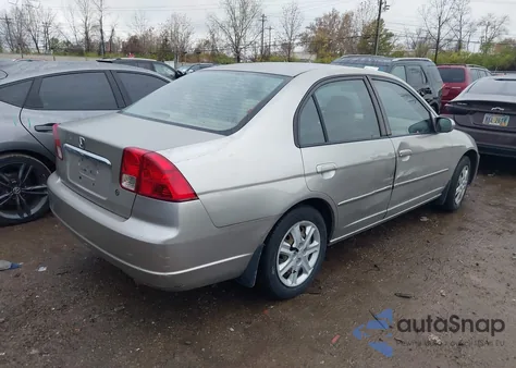 2003 Honda Civic Ex из США, поврежденный, VIN 2HGES25713H617071